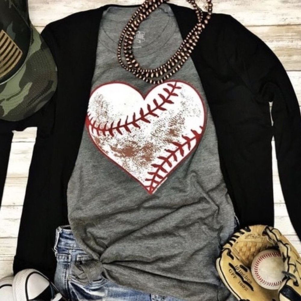 Texas True Thread | Love of Baseball Heart Tee